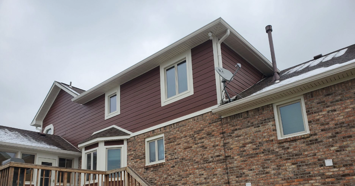 Home with fiber-cement siding by James Hardie