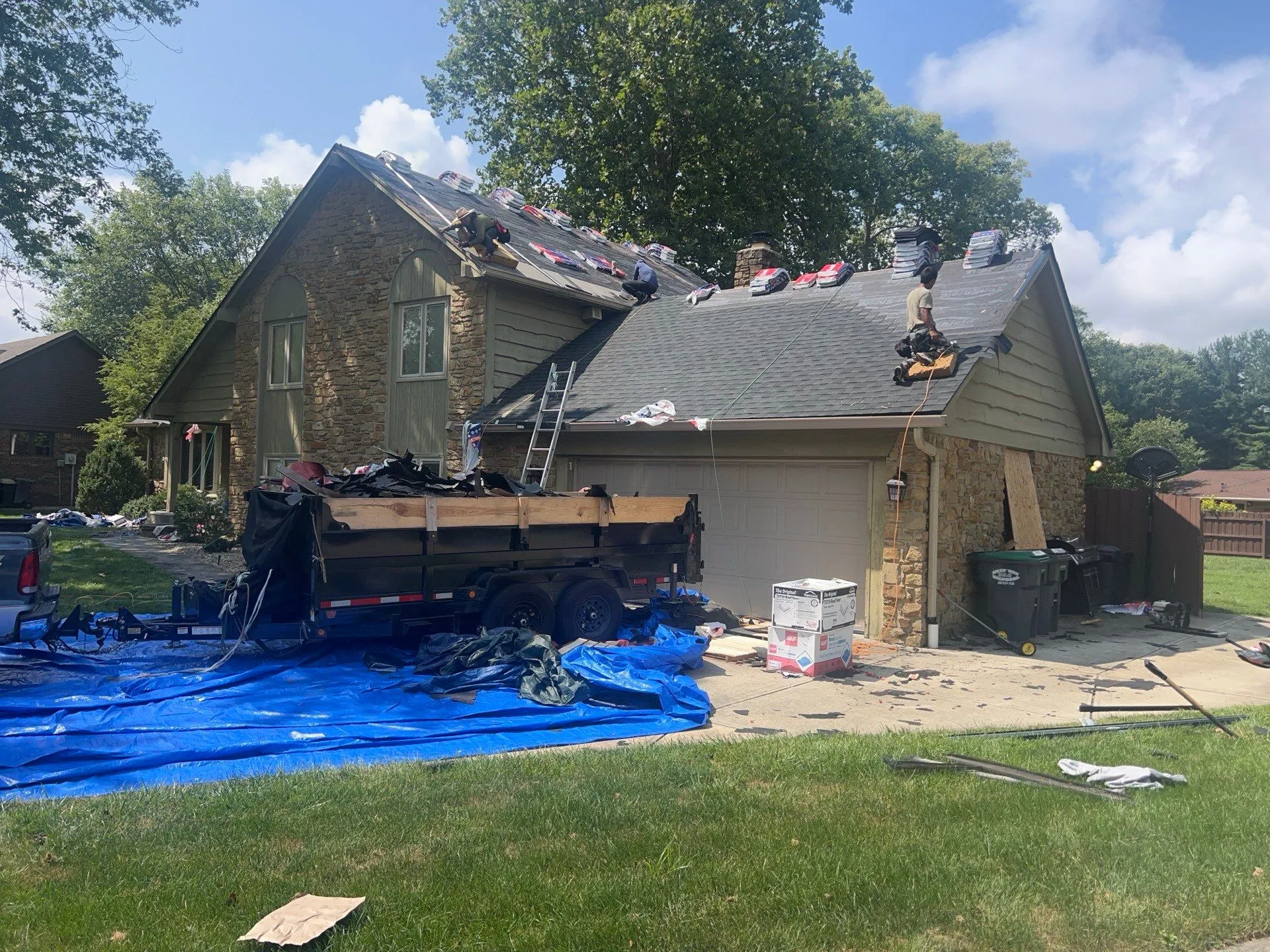 During Greenwood home project