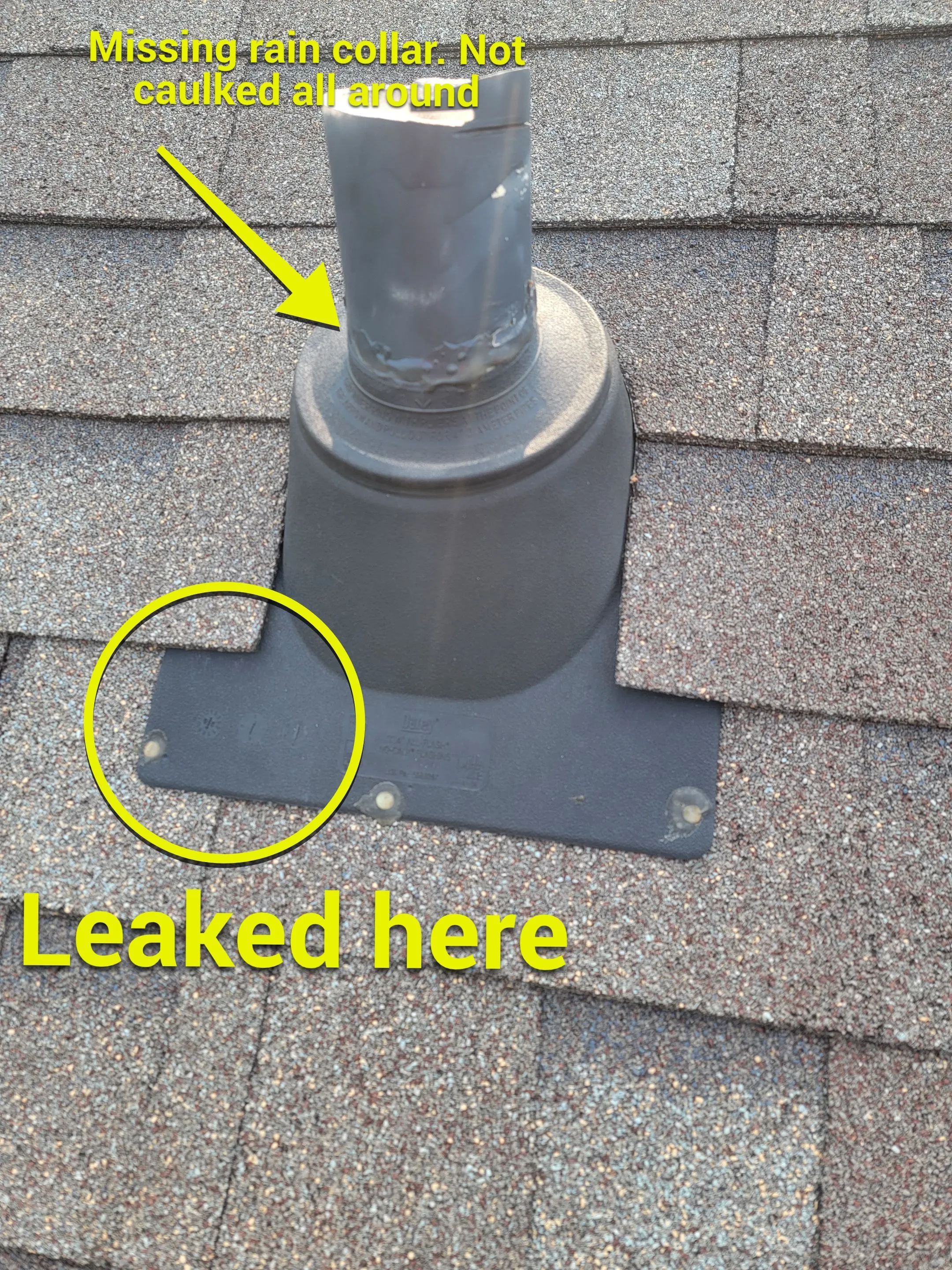 Boot was leaking here
