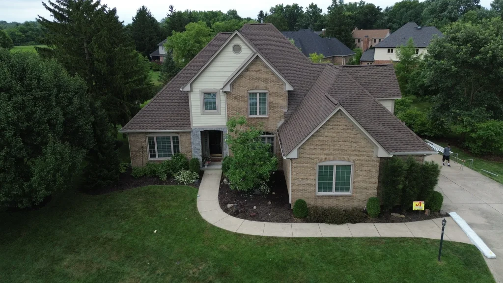 New Roof Installation on residential home in Indianapolis