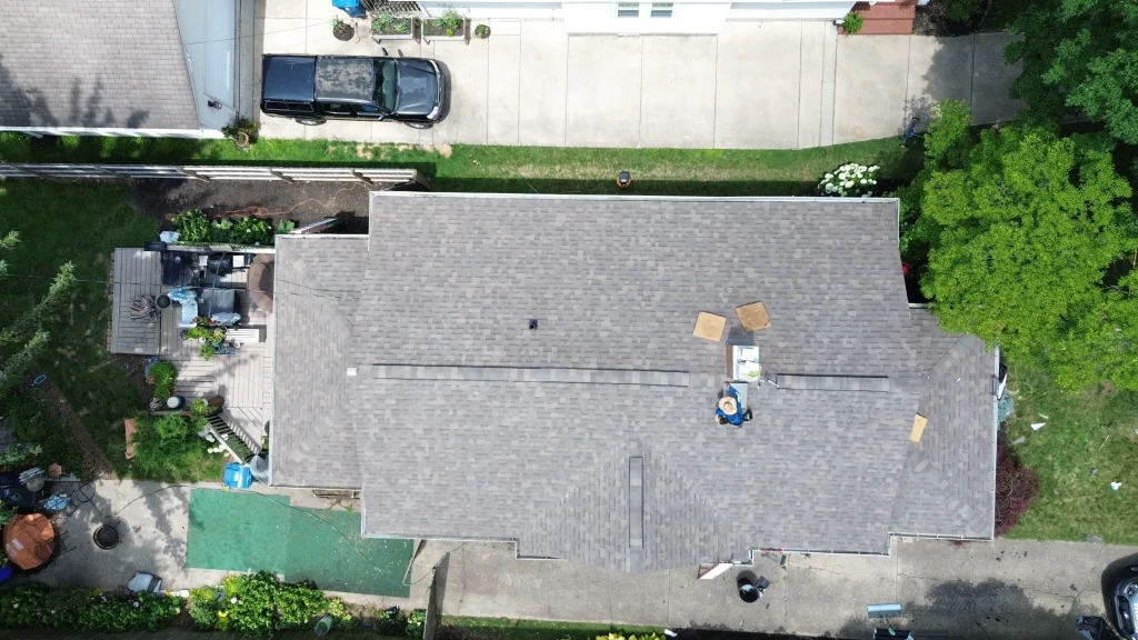new residential roof installation in Indianapolis