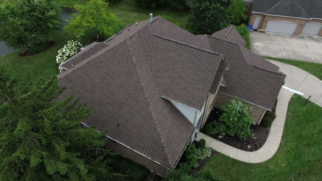 finished roof installation