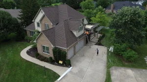 after installation of new roof replacement