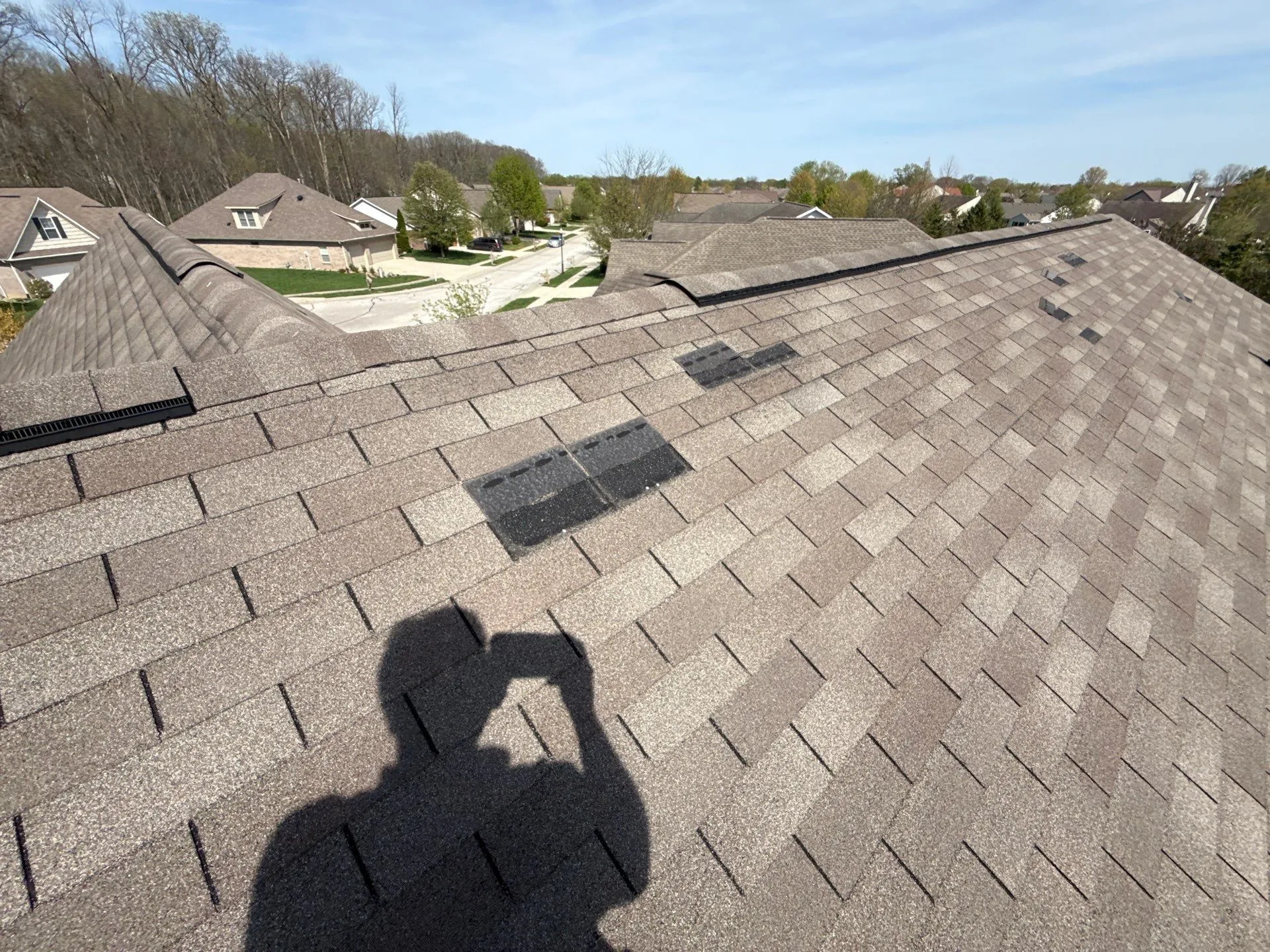 Before Roof Replacement: Missing Shingles