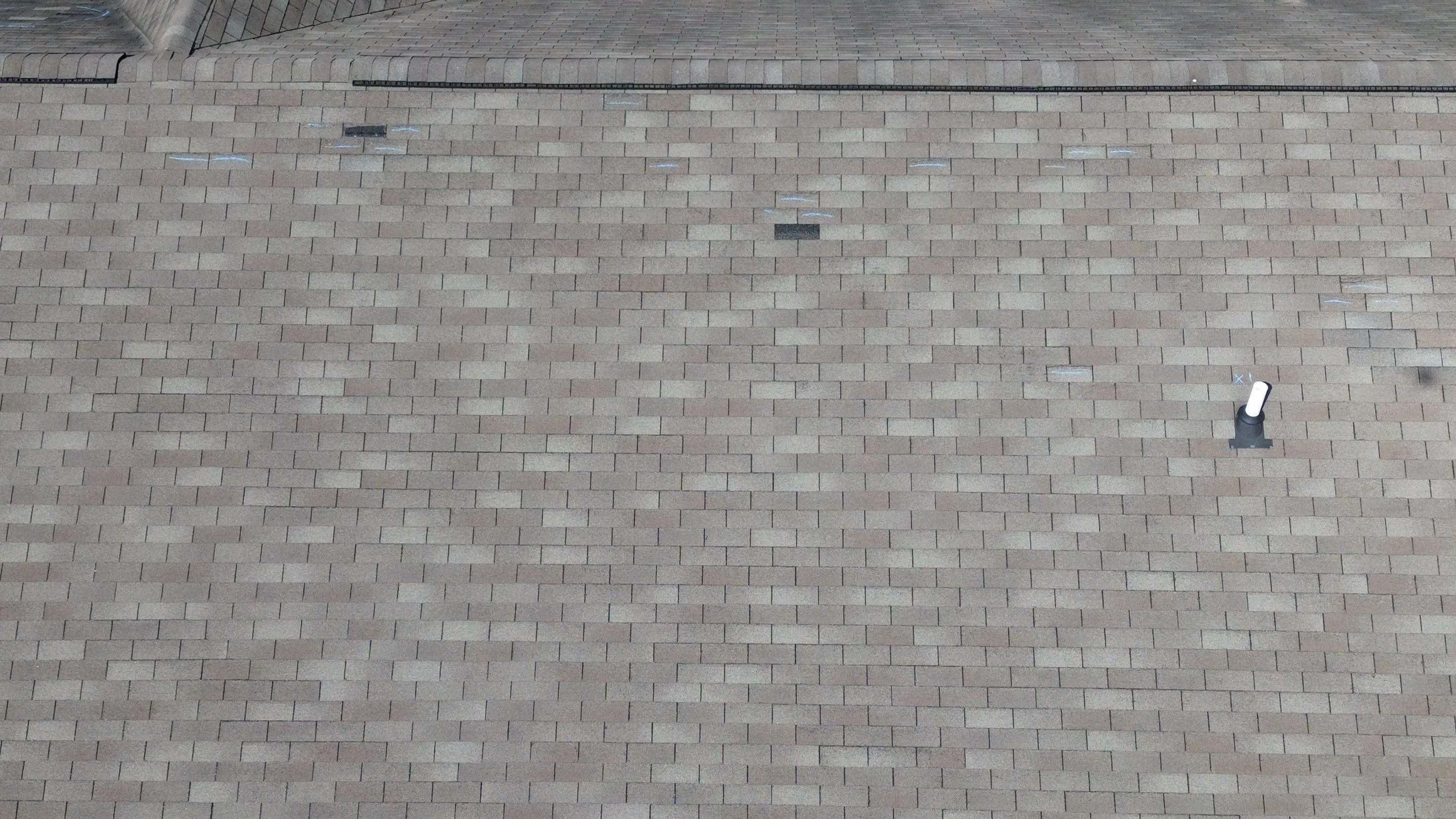 Before Replacement: Missing Shingles on residential home in Plainfield