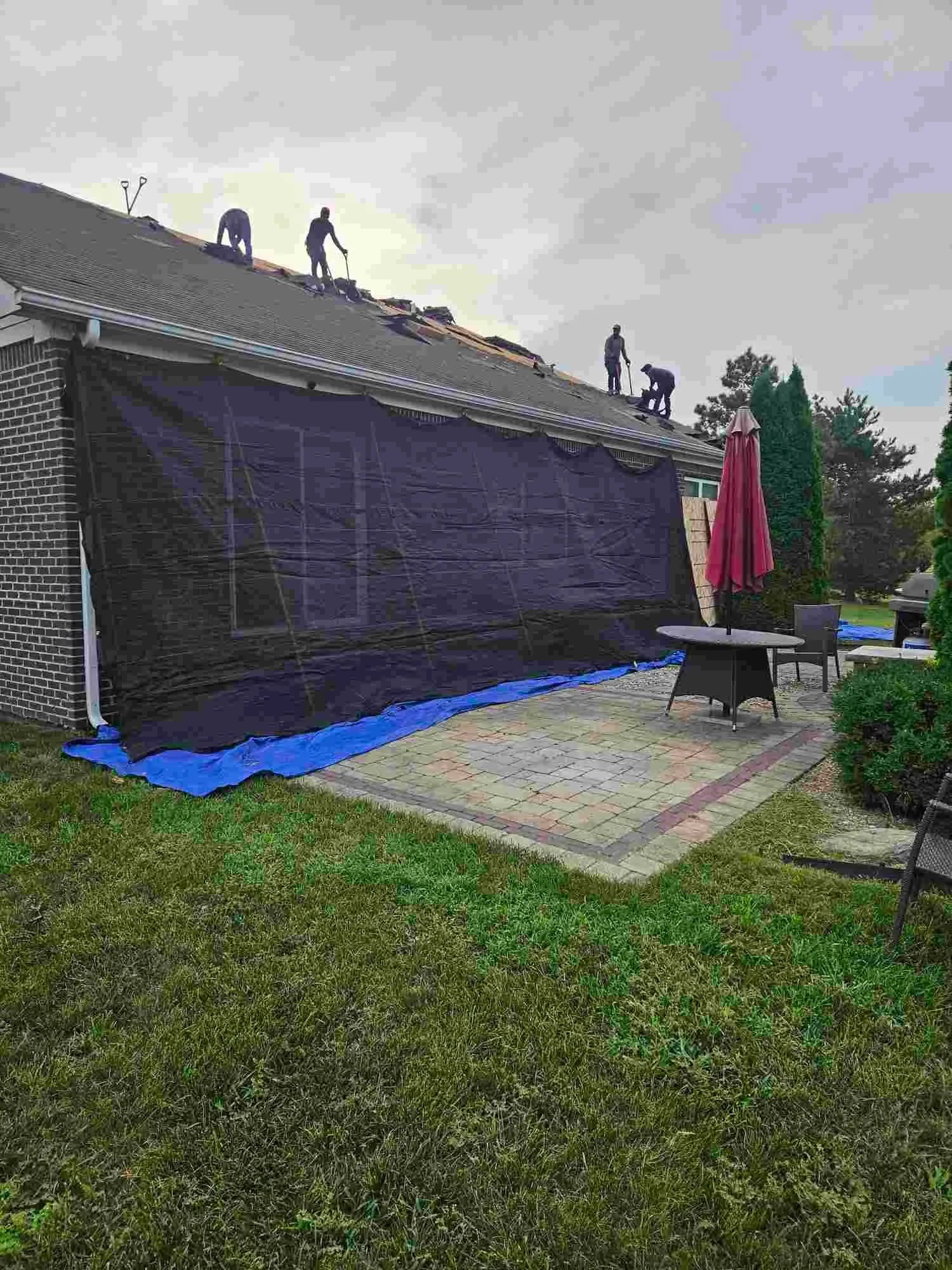 Tarping before Replacement and Tearoff