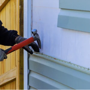 Siding replacement on a home.